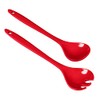 KUHN RIKON 24293 Salad Servers (Red/Dark Red), Plastic, 28 x