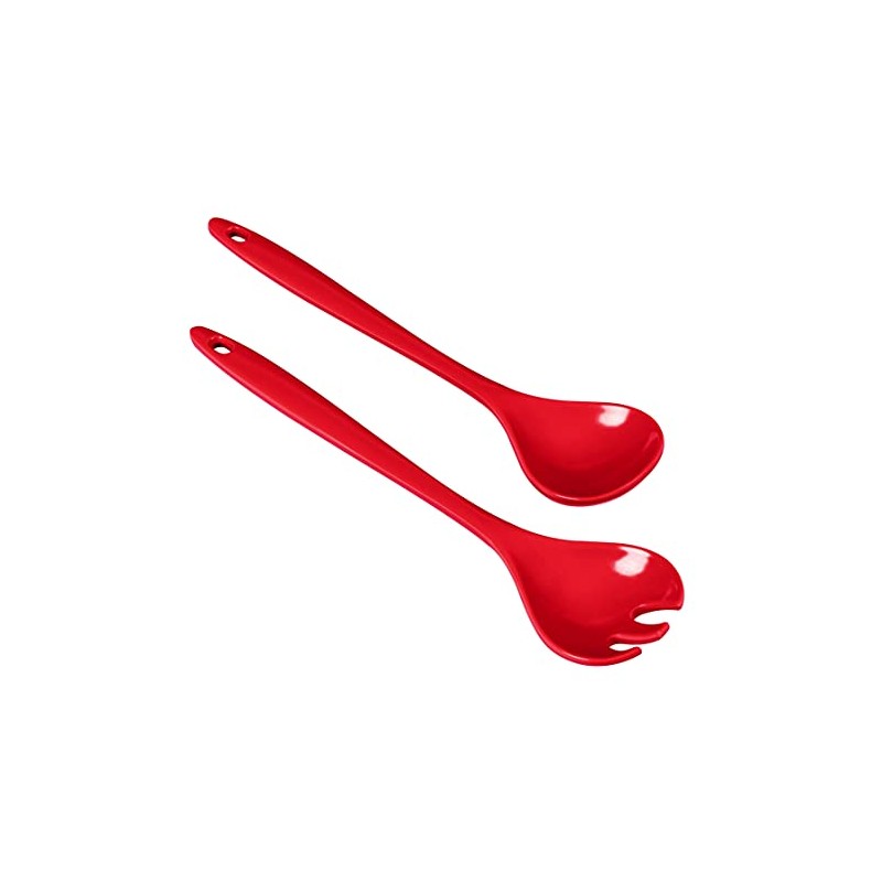 KUHN RIKON 24293 Salad Servers (Red/Dark Red), Plastic, 28 x