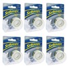 Sellotape Set of 6 Clever Dispensers with Six Rolls of