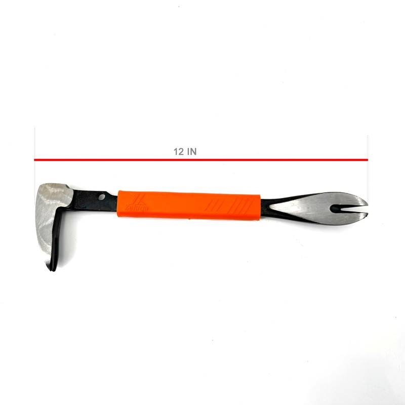 Zeluga 25-348 12'' Precision Nail Puller Cats Paw Pry Bar,