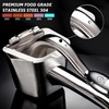 Stainless Steel Lemon Squeezer, Heavy-Duty Orange Juicer, Durable Hand Press
