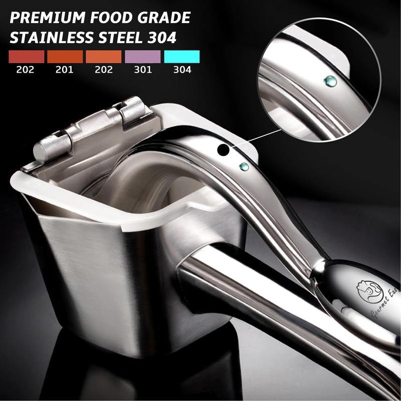 Stainless Steel Lemon Squeezer, Heavy-Duty Orange Juicer, Durable Hand Press