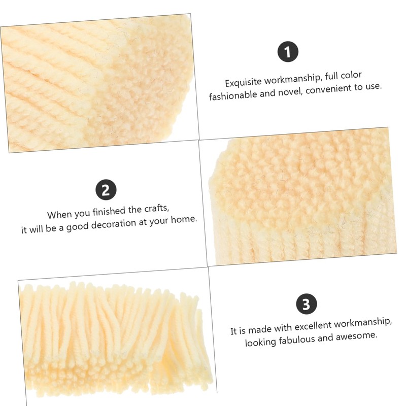 Gatuida 10 Rolls Latch Hook Yarn Soft Weaving Yarn for