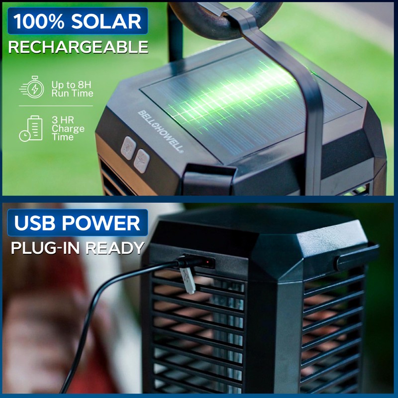 Rogue 2 in 1 Solar Bug Zapper Outdoor and Bug