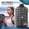 AQUAFIT 4 Litre Water Bottle with Straw - 1 Gallon-