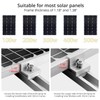 Anbte Solar Panel Bracket Kit, 6 Pcs 7.87 in Aluminium