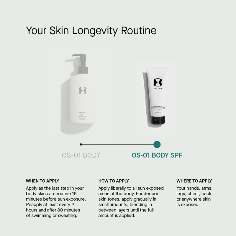 OneSkin BODY SPF OS-01 Peptide Broad Spectrum SPF 30+ Mineral
