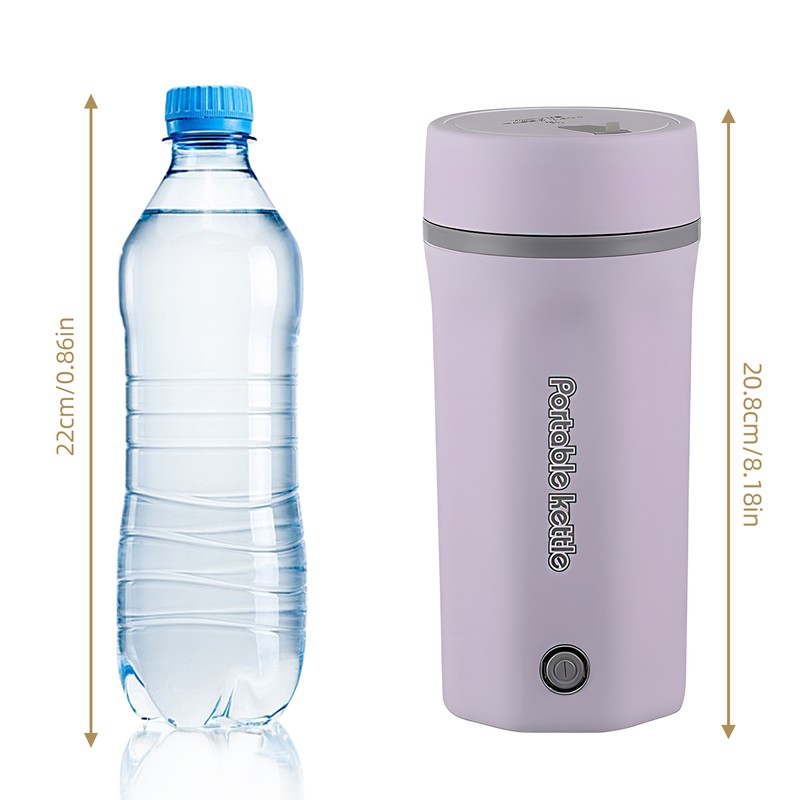 Portable Travel Electric Kettle 500ml Stainless Steel Portable Electric Kettle