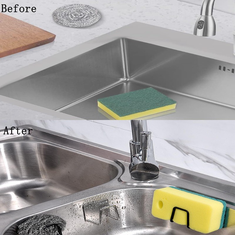 Sponge Holder Kitchen 4 Packs Sponge Holder Kitchen Suction Cup