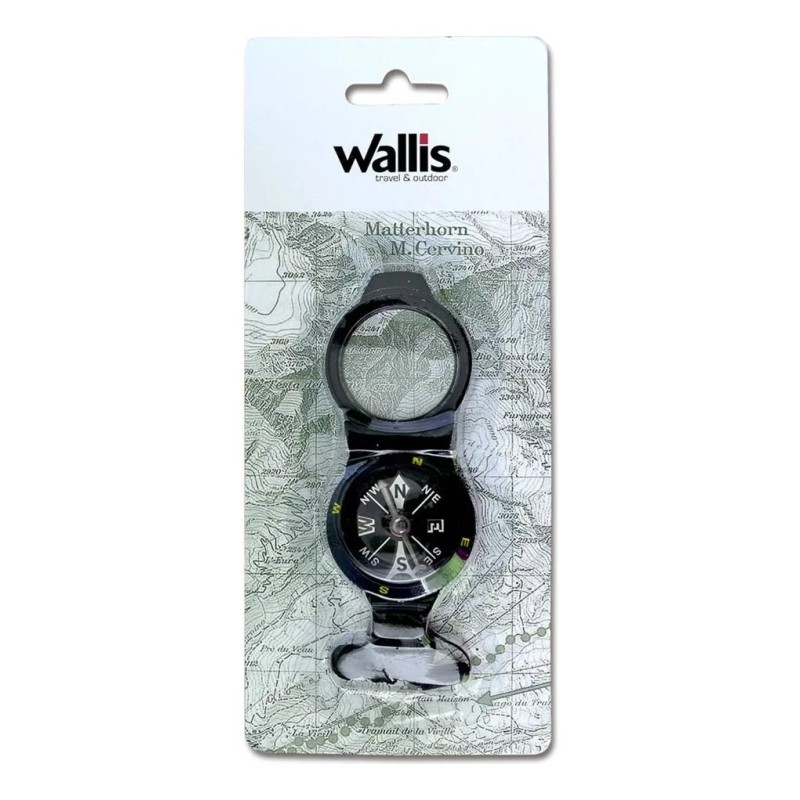 Wallis Brújula Wallis Profesional Plegable Bolsillo Tapa Cristal