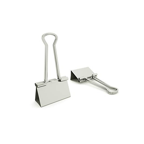 Nctinystore Binder Clips Small Metal Clamp - 3/4 in (0.75