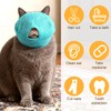 2Pcs Breathable Cat Muzzle with Soft Mesh Covered, Cat Muzzle