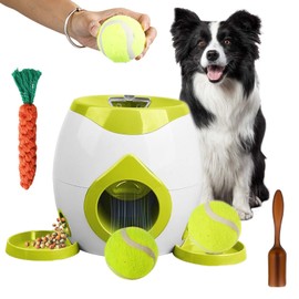 Interactive Dog Toys, Interactive Smart Dog Toys, [New Upgrade in 2025] Dog Puzzle Toy, Dog Food Dispenser Toys That Don't Need Charging