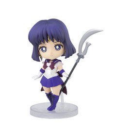 Figuarts Mini Sailor Moon Super Sailor Saturn, Approx. 3.1 inches (80 mm), PVC & ABS Painted Action Figure