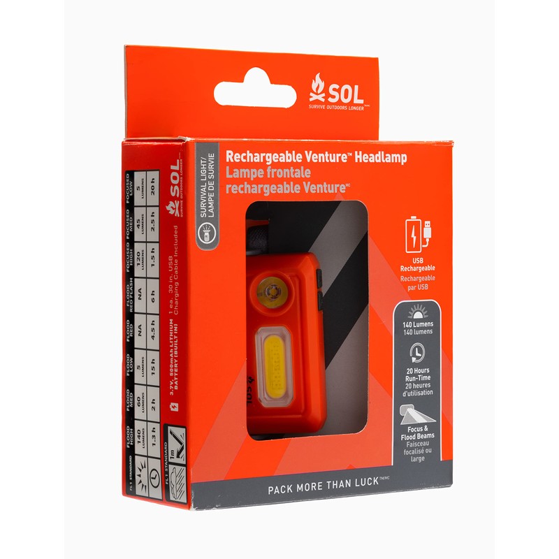 Survive Outdoors Longer Venture Rechargeable LED Headlamp