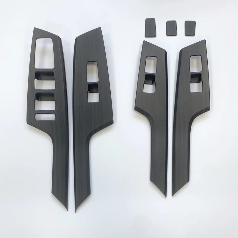 YOUTOOCAR Wood Grain Window Panel Switch Cover Car Side Window