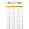 Meccion Fixed Head Ratchet Spanner 19mm Professional Chrome Vanadium Steel