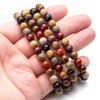 Top Plaza Unisex 108 Natural Wood 6mm 8mm Beads Bracelet