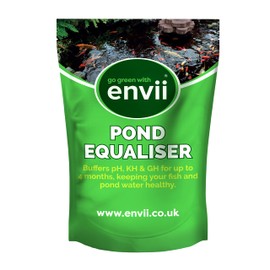 Envii Pond Equaliser – Pond pH Buffer Instantly Balances, and Stabilises pH, KH and GH Levels – Treats 2,500 Litres/550 Gallons