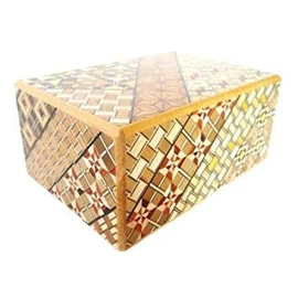 Yosegi Puzzle Box 4 sun - 7 steps