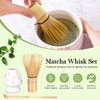 Matcha Whisk Tea Set,Tinyso 4pcs Japanese Tea Set,Traditional Scoop,Matcha Bowl,Ceramic