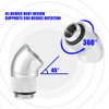G1/4 Thread Water Cooling Fitting 45 Degree Elbow 360 Degree