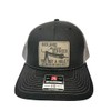 Rock Hard Caulking Services Leather Patch Trucker Snapback Baseball Hat-