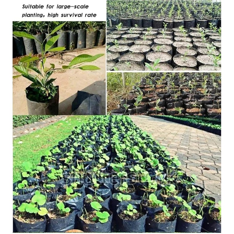 Genérico Bolsas Cultivo de Jardin o vivero Altas (20x30)