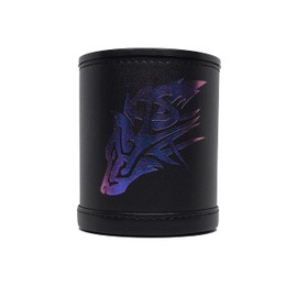 Color Shift Dice Cup with Color Transitional Foil - Standard Sized Dice Cup, Perfect for Tabletop Games, RPG, and Wargames (Wolf)