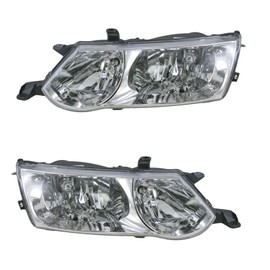 Headlight Assembly Set Headlights Driver & Passenger Side Compatible with 2002-2003 Toyota Solara TO2502145 TO2503145