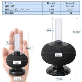 FEDOUR Aquarium Sponge Filter: 3.9 inches (10 cm) diameter spherical aquarium, filter for odor removal, dirt decomposition, aquarium filtration, oxygen increase, suitable for small fish, shrimp,