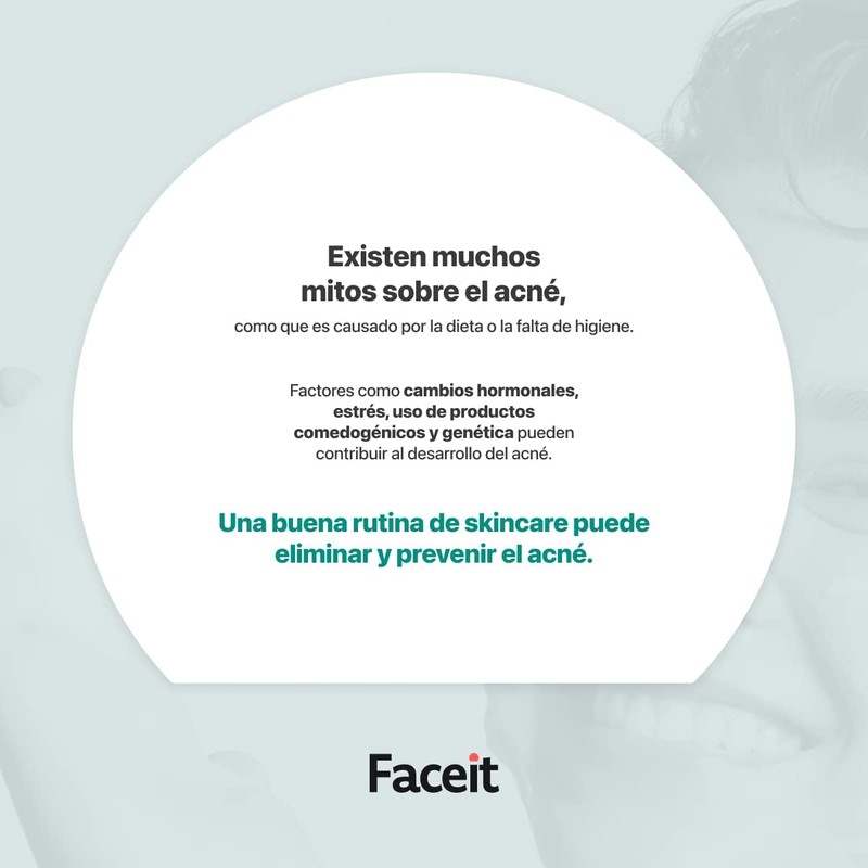 Faceit Limpiador Facial Espuma Antiacné 180 ml