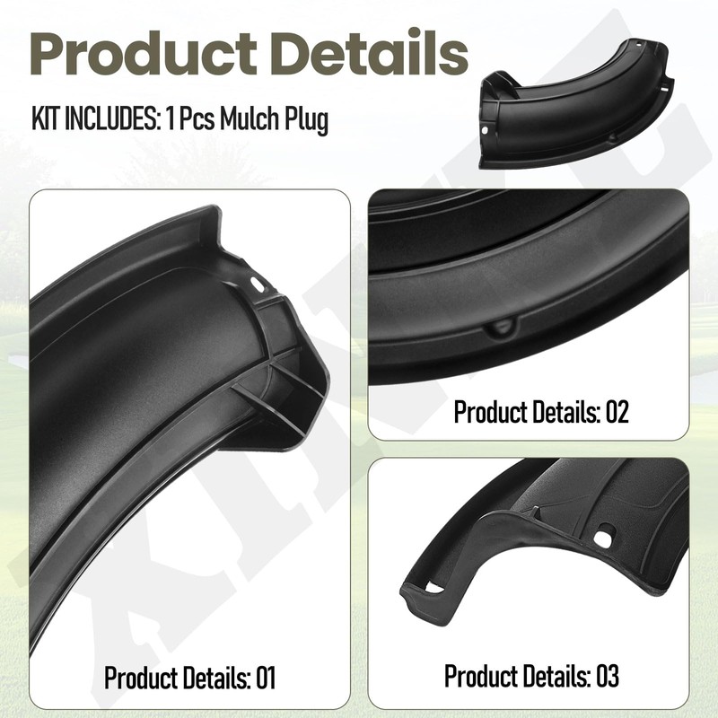 XINKE 731-09312 Mulch Plug 30" Deck for MTD, Craftsman, Troy-Bilt