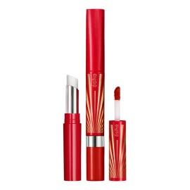 Ésika Labial Colorfix Duo Tattoo De Larga Duración Rojo Celebración