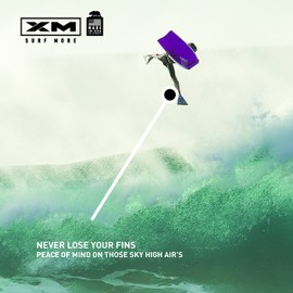 XM SURF MORE Bodyboard Leash - Premium Coiled EZ-FIT Wrist Body Board Leash with Plug - Adjustable Neoprene for Arm Support - Regular Strength Cord (0.270in) - Multiple Color Options - USA Made