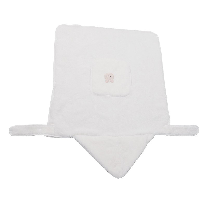 Hooded Toddler Blanket Keep Warm Windproof Large Pocket Thickened Baby