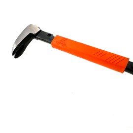 Zeluga 25-346 8'' Precision Nail Puller Cats Paw Pry Bar, Forged High Carbon Steel & Ergonomic Soft Grip, Crow Bar Tool for Prying, Scraping, Lifting, Pulling