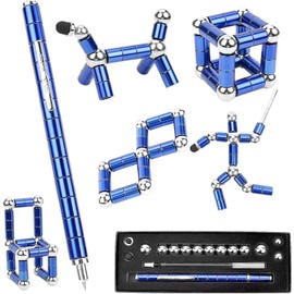 Waksox Fidget Pen Magnetic Pen - Gift for Teenager Boys Girls 8 9 10 11 12 14 15 Years Old Magnetic Fidget Pen Ballpoint Pen