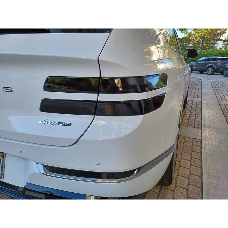 BlingLights Brand Tinted Protective Taillight Film Covers Compatible with 2007