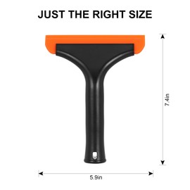 SetSail Shower Squeegee for Glass Doors, Small Squeegee for Shower Glass Door Mini Silicone Squeegee for Window Cleaner Tool Bathroom Squeegee for Car Window Cleaning 2 Pack