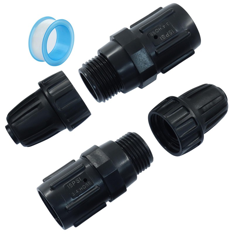 Biaungdo 5 Pack 15 PSI Drip Irrigation Pressure Regulator Kit,