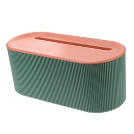 Gadpiparty 1Pc Holed Cable Box Stylish Wire Storage Box for Power Line Management for Organizing Cords and Adapters Office Durable and Practical Design