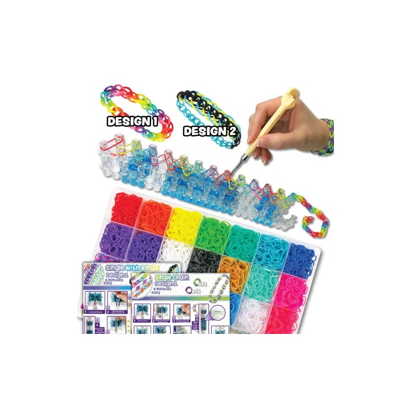 Rainbow Loom - Mega Combo Set de ligas de colores