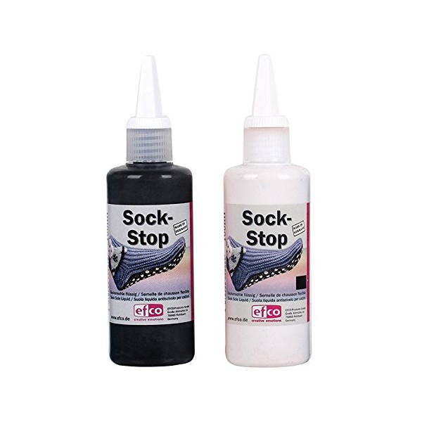 Sock-Stop, pack of 2, black, cream, trendy and really attractive