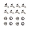 PZRT 8pcs M8 x 25mm Hammer Head Bolt T Screw,8pcs