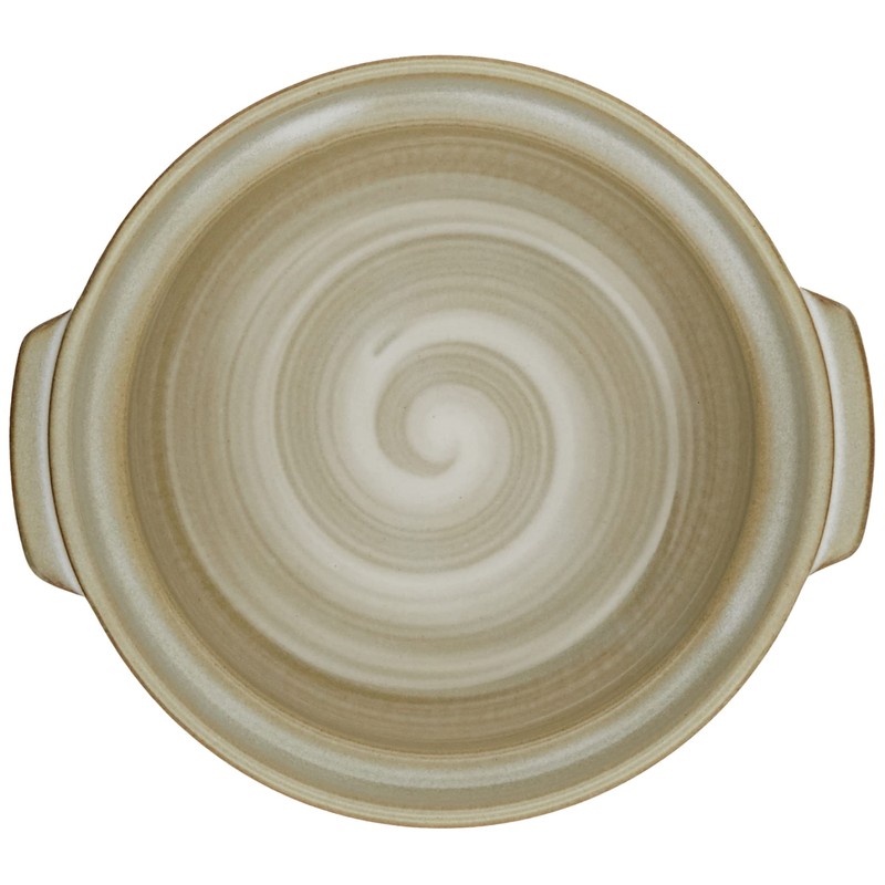 Banko Ware 21681 Ginpo Hanamishima Extra Deep Pot No. 6,