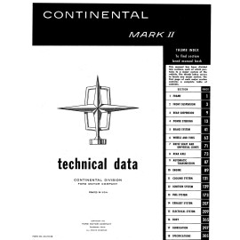 1956-1957 Continental Mark II Manual
