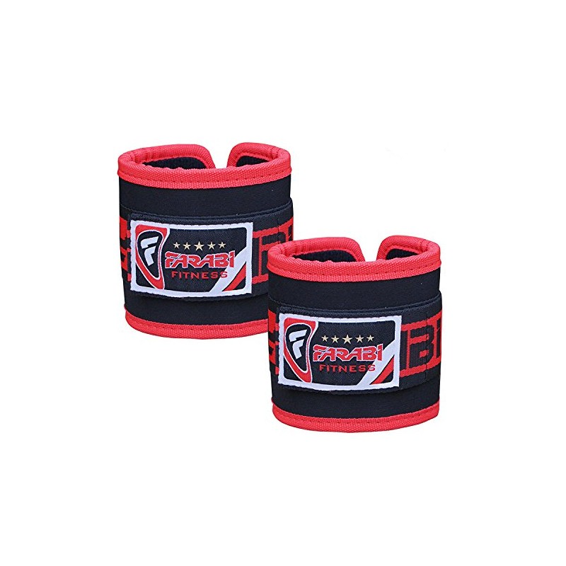 Farabi Ankle Strap with D Ring Cuff Hook-and-Loop Closure Fitness