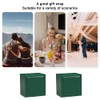 YCLIUdming Watch Box PU Leather Watch Holder Organizer Square Wristwatch