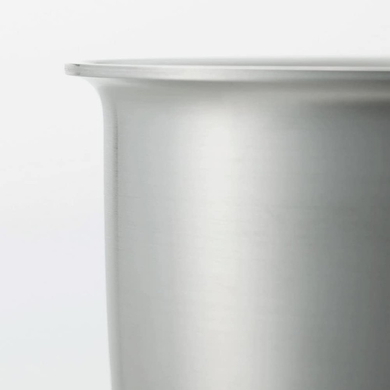 MUJI 82219913 Stainless Aluminum All-Over Three-Layer Steel Milk Pan, Silver,